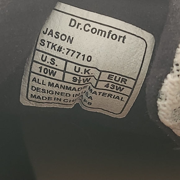 DR. COMFORT MEN'S SIZE 10W SHOE.  $33 - Picture 6 of 15